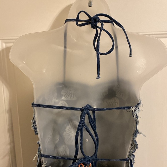 NWT Sexy Two Piece Denim Set - Picture 5 of 8